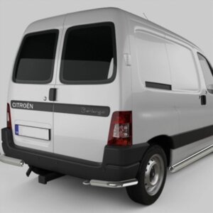 Захист заднього бампера кути Citroen Berlingo 08+98-08 кенгурятник дуги бічний захист пороги