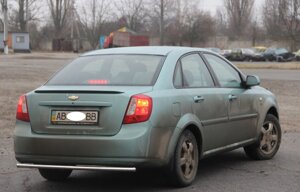 Захист заднього бампера ВУС одинарний Chevrolet Lacetti 2002+ кенгурятник дуги бічний захист пороги