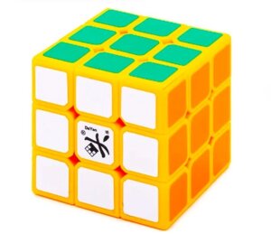 Dayan 5 Zhanchi Color High -Speed Cube Жовтий