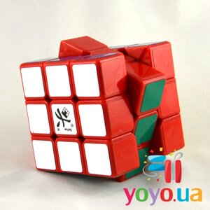 Dayan 5 Zhanchi Color High -Speed ​​Cube, Chervonius, Red