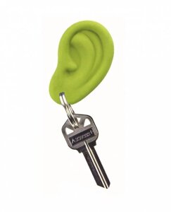 Keechain на вухах клавіш із сережками, зеленню, зеленим