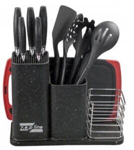 Професійний набір кухонних ножів та приладдя Zepline ZP-045