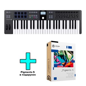 MIDI-клавіатура Arturia KeyLab Essential 49 mk3 (Black) + Arturia Pigments