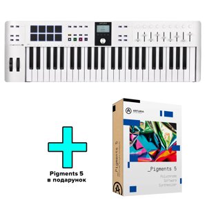 MIDI-клавіатура Arturia KeyLab Essential 49 mk3 (White) + Arturia Pigments