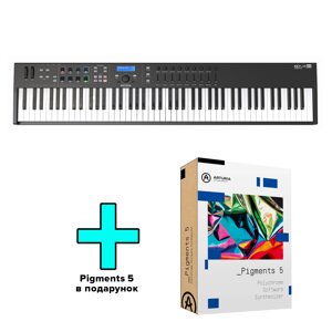 MIDI-клавіатура Arturia KeyLab Essential 88 Black Edition + Arturia Pigments