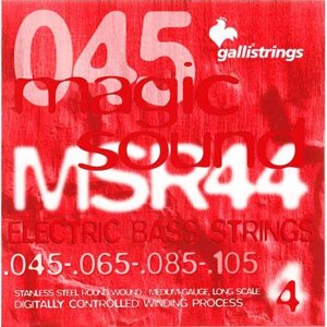 Струни для бас-гітари Galli Magic Sound MSR44 (45-105) Stainless Steel Medium