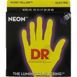 Струни для електрогітари DR NYE-10 NEON Hi-Def (10-46) Medium