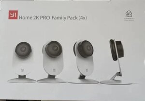 Комплект з 4 камер Xiaomi YI Home 2K PRO White (YYS. 62121) (FamilyPack) Міжнародна версія