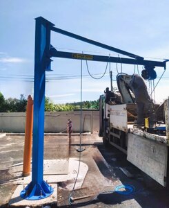 Кран консольно поворотний