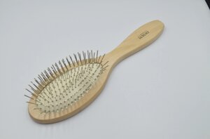 Щітка масажна для волосся дерев'яна Beauty LUXURY HB-03-07