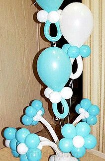Композиція з повітряних кульок "Пустушка" від компанії позитив - фото 1