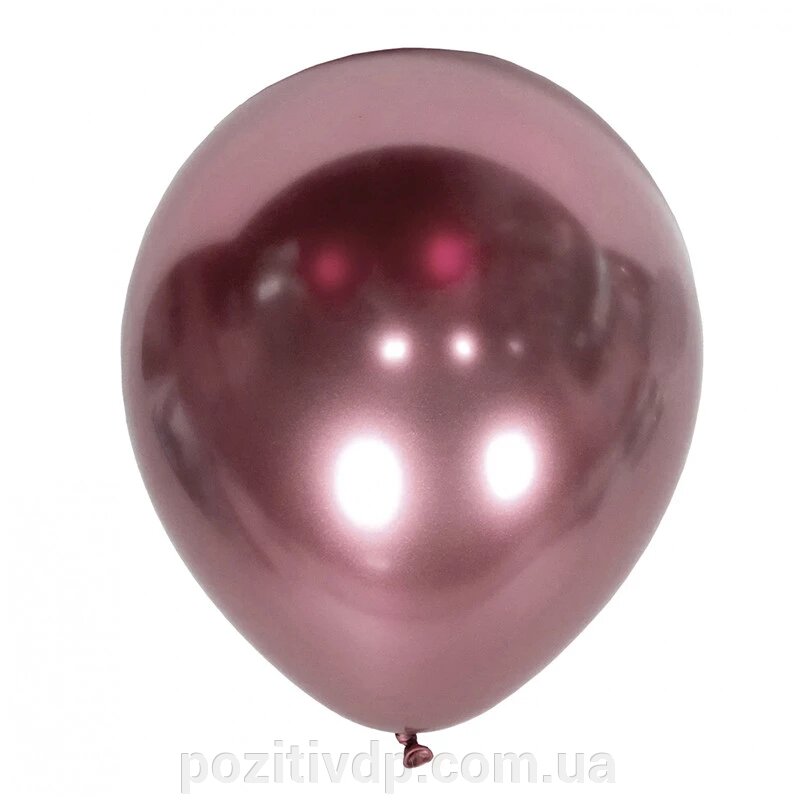 Кулька з гелієм магнолія -хром 30см від компанії позитив - фото 1