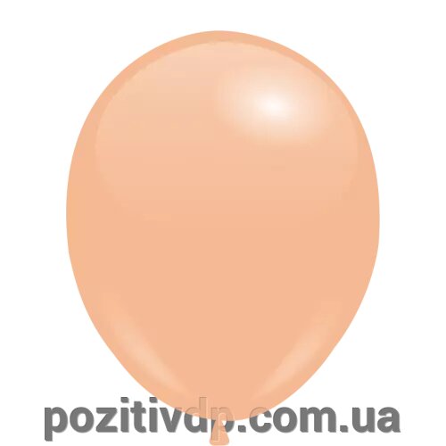 Кульки з гелієм Персиковий Пастельт 30см від компанії позитив - фото 1
