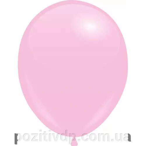 Кульки з гелієм Рожевий Пастель 30см від компанії позитив - фото 1