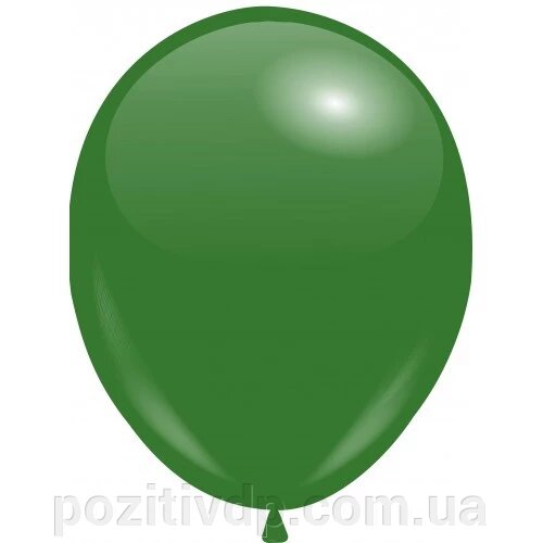 Кульки з гелієм Темно-зелений Пастель 30см від компанії позитив - фото 1