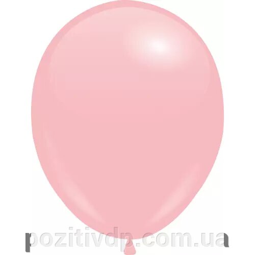 Куля з гелієм Ніжно-рожевий Пастель 26см від компанії позитив - фото 1