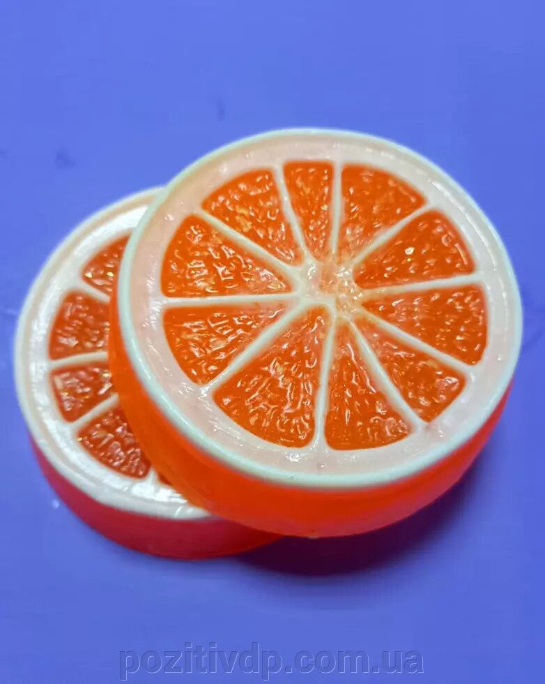 Мило ручної роботи "Апельсинове" від компанії позитив - фото 1