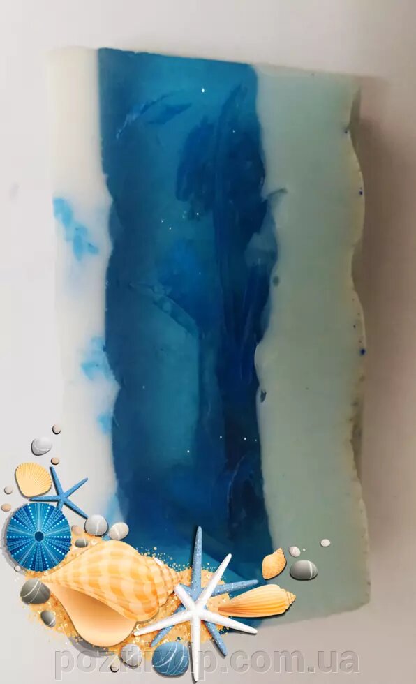 Мило з блакитною глиною "Морський бриз" від компанії позитив - фото 1