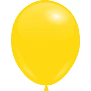 Кульки з гелієм Жовтий Пастель 30см