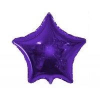 Повітряна куля з гелієм Зірка Фіолетовий 45см від компанії позитив - фото 1