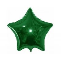 Повітряна куля з гелієм Зірка Зелений 45см від компанії позитив - фото 1