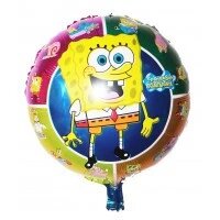 Воздушный шар с гелием Губка Боб 45см ##от компании## Позитив - ##фото## 1