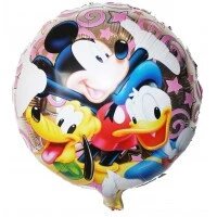 Воздушный шар с гелием "Плуто Микки Дональд"45см ##от компании## Позитив - ##фото## 1