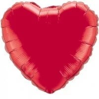 Воздушный шар с гелием Сердце 45см ##от компании## Позитив - ##фото## 1