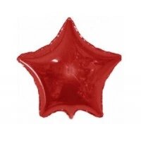 Воздушный шар с гелием Звезда Красный 45см ##от компании## Позитив - ##фото## 1