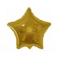 Воздушный шар с гелием Звезда Золото 45см ##от компании## Позитив - ##фото## 1