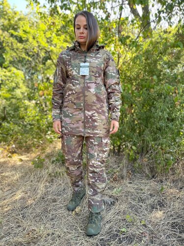 Форма мультикам Жіноча зимова комплект куртка та штани SoftShell Squad Tactical Туреччина