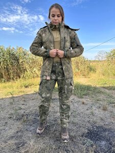 Куртка тактична куртка жіноча COMBAT Туреччина Бойовий софтшел Soft-Shell камуфляж ЗСУ