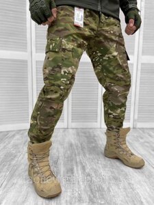 Штани тактичні мультикам Софтшел Combat на флісі штани тактичні штани