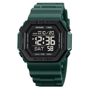 Годинник наручний чоловічий SKMEI 1988DKGN, годинник наручний електронний тактичний, годинник армійський оригінал