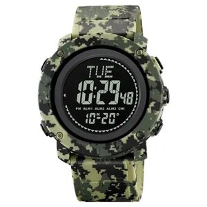 Годинник наручний чоловічий SKMEI 2095CMGN, армійський годинник протиударний, військовий чоловічий наручний годинник