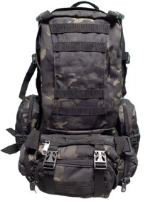 Рюкзак тактический с подсумками BTMF 55 л Темный мультикам