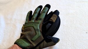 Тактические перчатки Mechanix (Механикс) полнопалые олива
