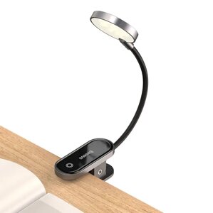 Настільна світлодіодна LED лампа Baseus Mini Clip Lamp з прищіпкою