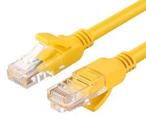 Патч корд Ugreen мережевий кабель Cat 5e круглий UTP Lan Cable 5 м Yellow (NW103)