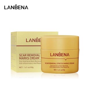 Крем для видалення шрамів і рубців Lanbena Scar Removal Stretch Marks Cream, 40 г