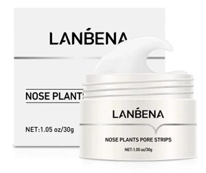 Маска для обличчя від чорних цяток і вугрів Lanbena Nose Plants Pore Strips