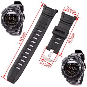 Ремінець для casio pro trek PRG - 40 / PRG - 130 / PRG -240 / PRG - 1500 / PRW - 1500