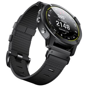 Тканинний ремінець для Garmin Fenix 7X / Enduro / 6X / 5X / Tactix / 3 HR / QUICK FIT 26 MM Зелений