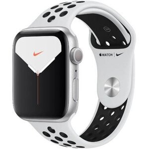 Смарт-годинник Apple Watch Nike Series 5 GPS 44mm Silver Aluminum w. Silver Aluminum (MX3V2)