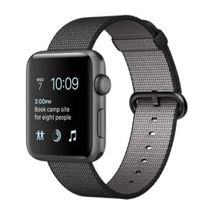 Смарт-годинник Apple Watch Series 2 42mm Space Gray Aluminum Case with Black Woven Nylon Band (MP072)