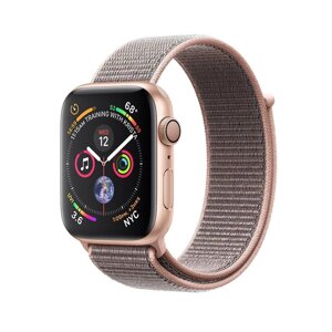 Смарт-годинник Apple Watch Series 4 GPS 44mm Gold Alum. w. Pink Sand Sport l. Gold Alum. (MU6G2)