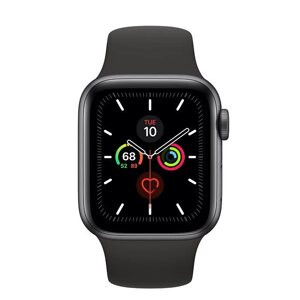 Смарт-годинник Apple Watch Series 5 GPS 40mm Space Gray Aluminum w. Black b. Space Gray Aluminum (MWV82)