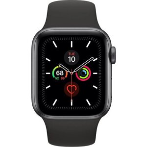 Смарт-годинник Apple Watch Series 5 LTE 40mm Space Gray Aluminum w. Black b. Space Gray Aluminum (MWWQ2)