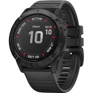 Смарт-годинник Garmin Fenix 6X Pro Black with Black Band (010-02157-01/00)