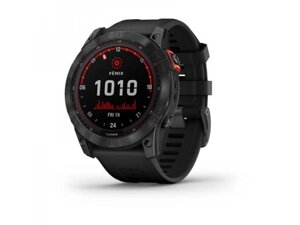 Смарт-годинник Garmin Fenix 7 Solar Slate Gray with Black Band (010-02540-10/11)